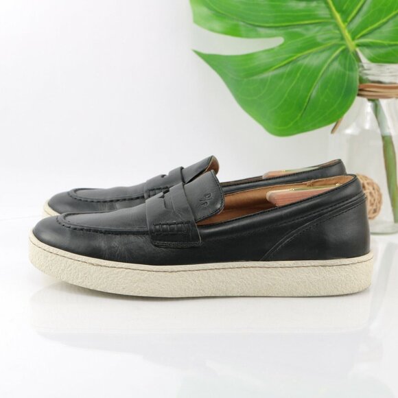 Donald Pliner Mens Murray Penny Loafer Size 8 Black Leather Sneaker Sole Slip On - Picture 6 of 11